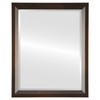Beveled Mirror - Huntington Rectangle Frame - Rubbed Bronze