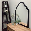 Tokyo Vanity Framed Mirror - Peaks Cathedral - Matte Black - Lifestyle Tokyo Vanity Framed Mirror - Peaks Cathedral - Matte Black - Lifestyle