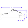 Boston Oval - Profile Drawing