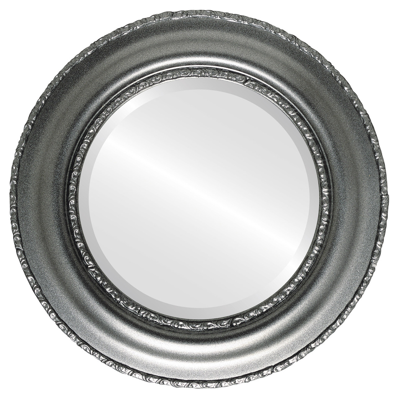 Antique Silver Round Mirrors from $136 | Free Shipping