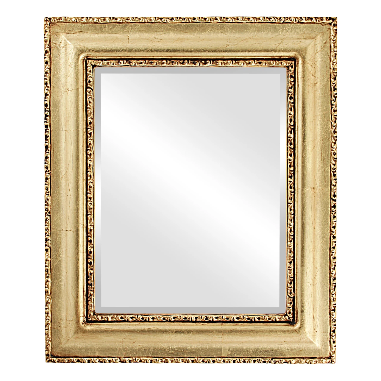 Sunset Gold Oval Wall Mirror – Beveled, Wood Frame, Perfect For Any Room Decor - View #2