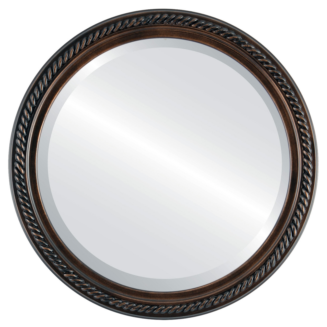 Rubbed Bronze Round Mirrors from $136 Free Shipping