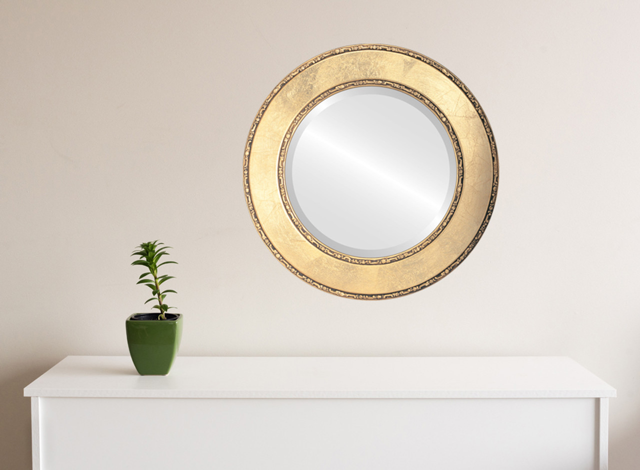 Decorative Gold Round Mirrors from $153 | Free Shipping