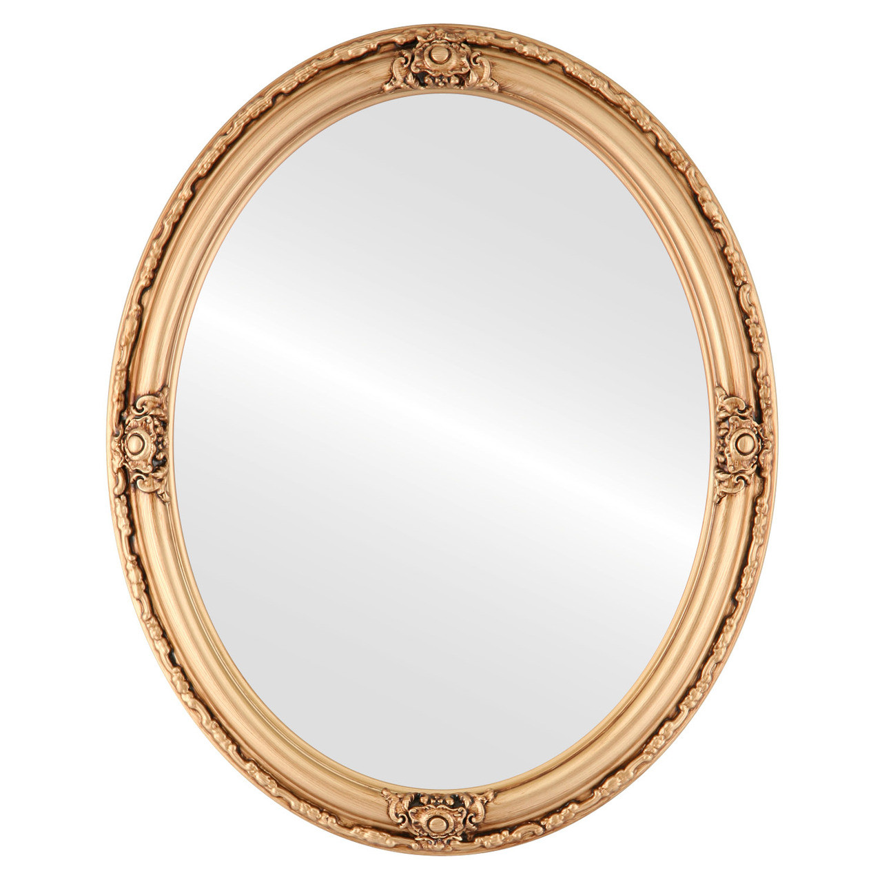 Antique Gold Oval Mirrors from $136 | Free Shipping