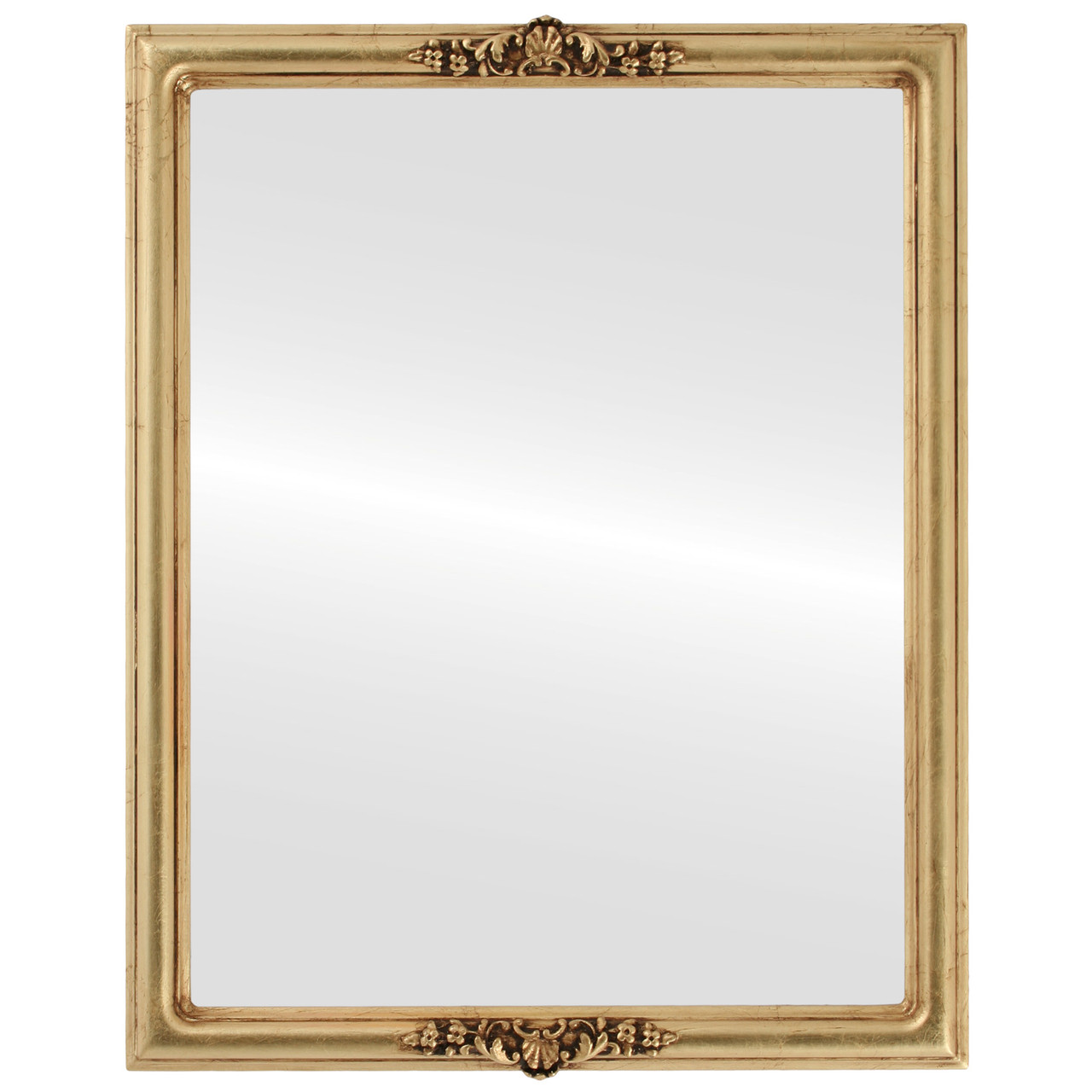 Rectangle Framed Mirror #451 Winchester Gold Leaf Finish