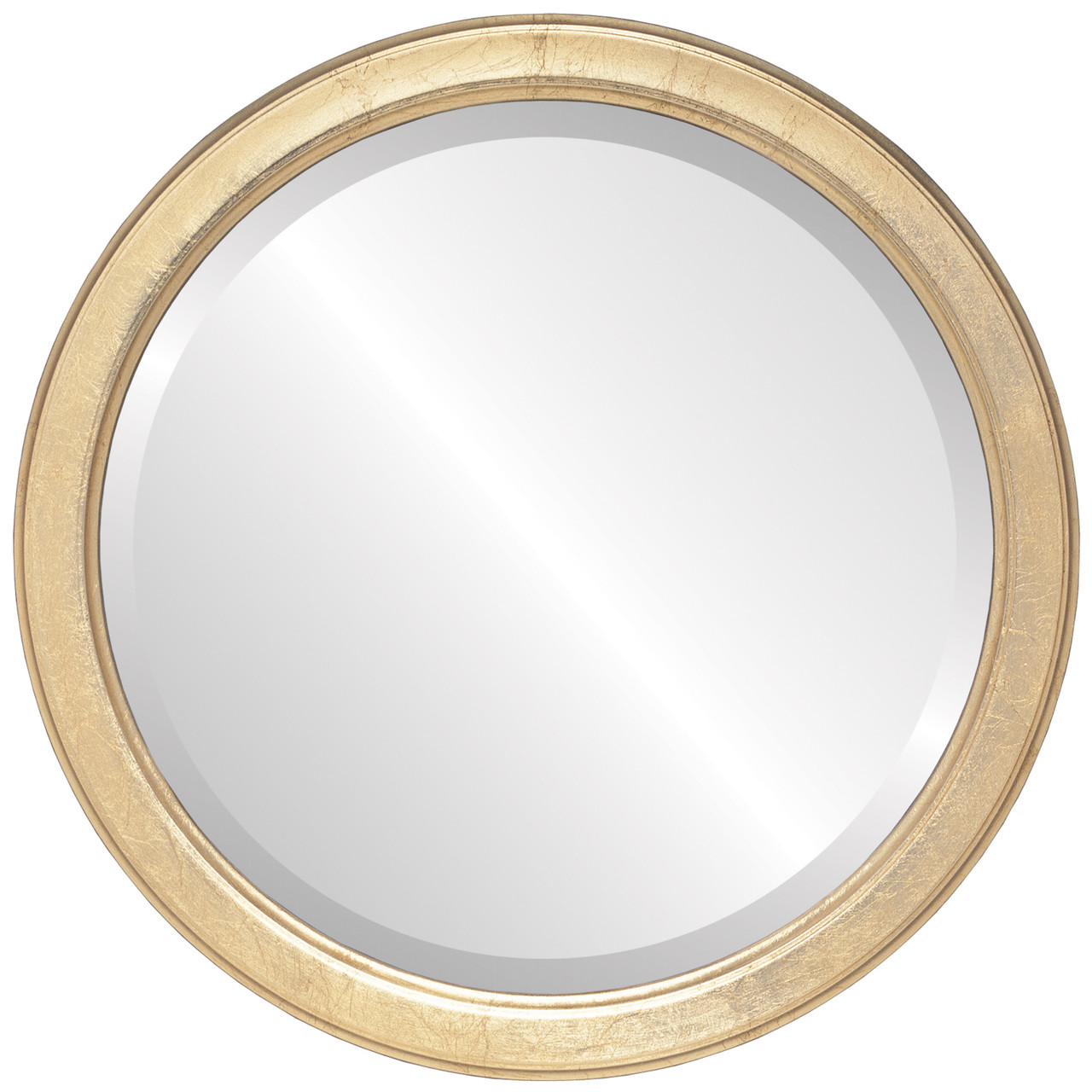 round beveled mirror