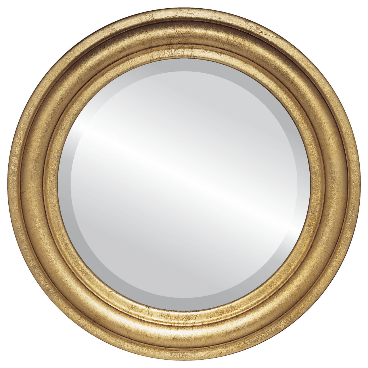 Contemporary Gold Round Mirrors from $142 Free Shipping