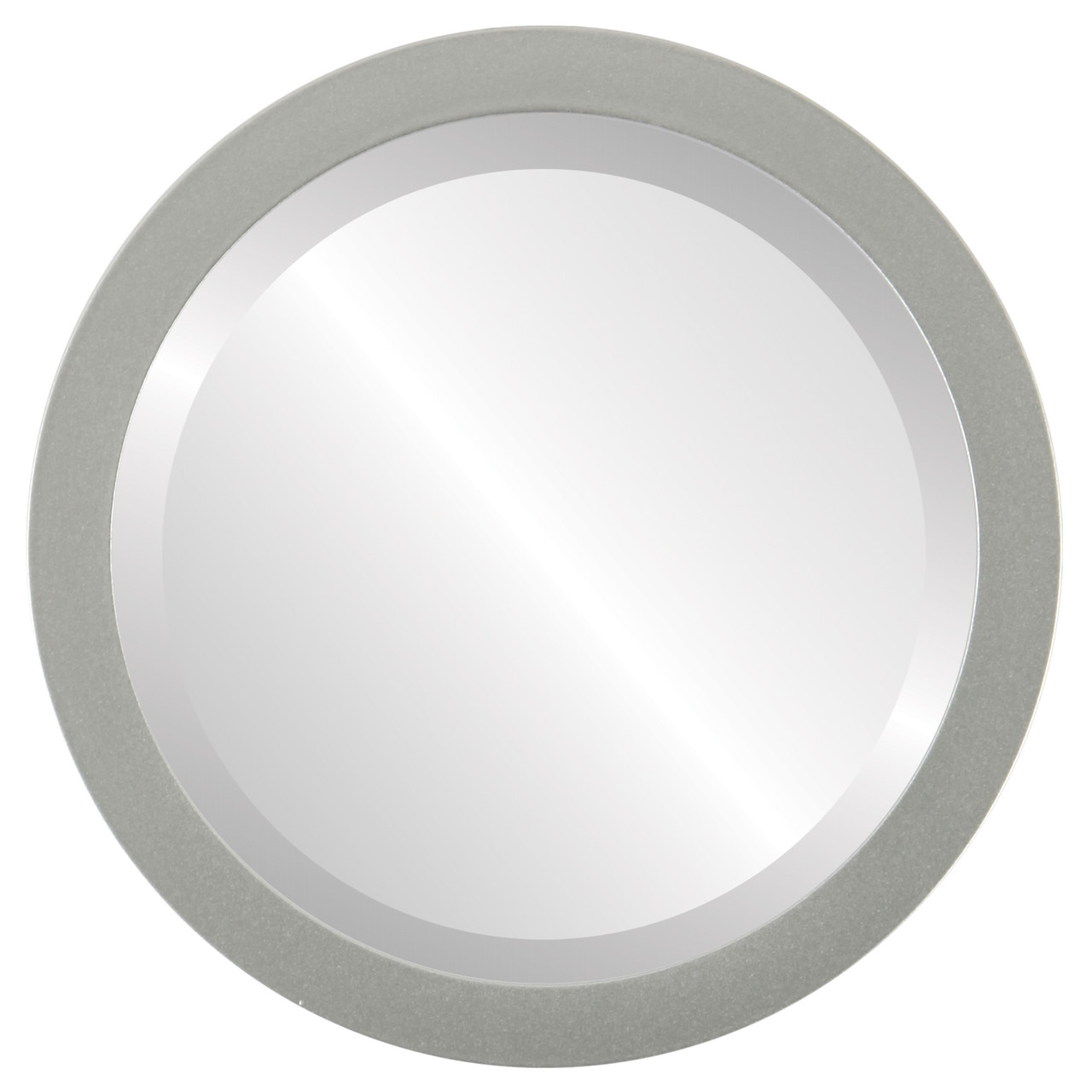 Contemporary Silver Round Mirrors from $97 | Free Shipping