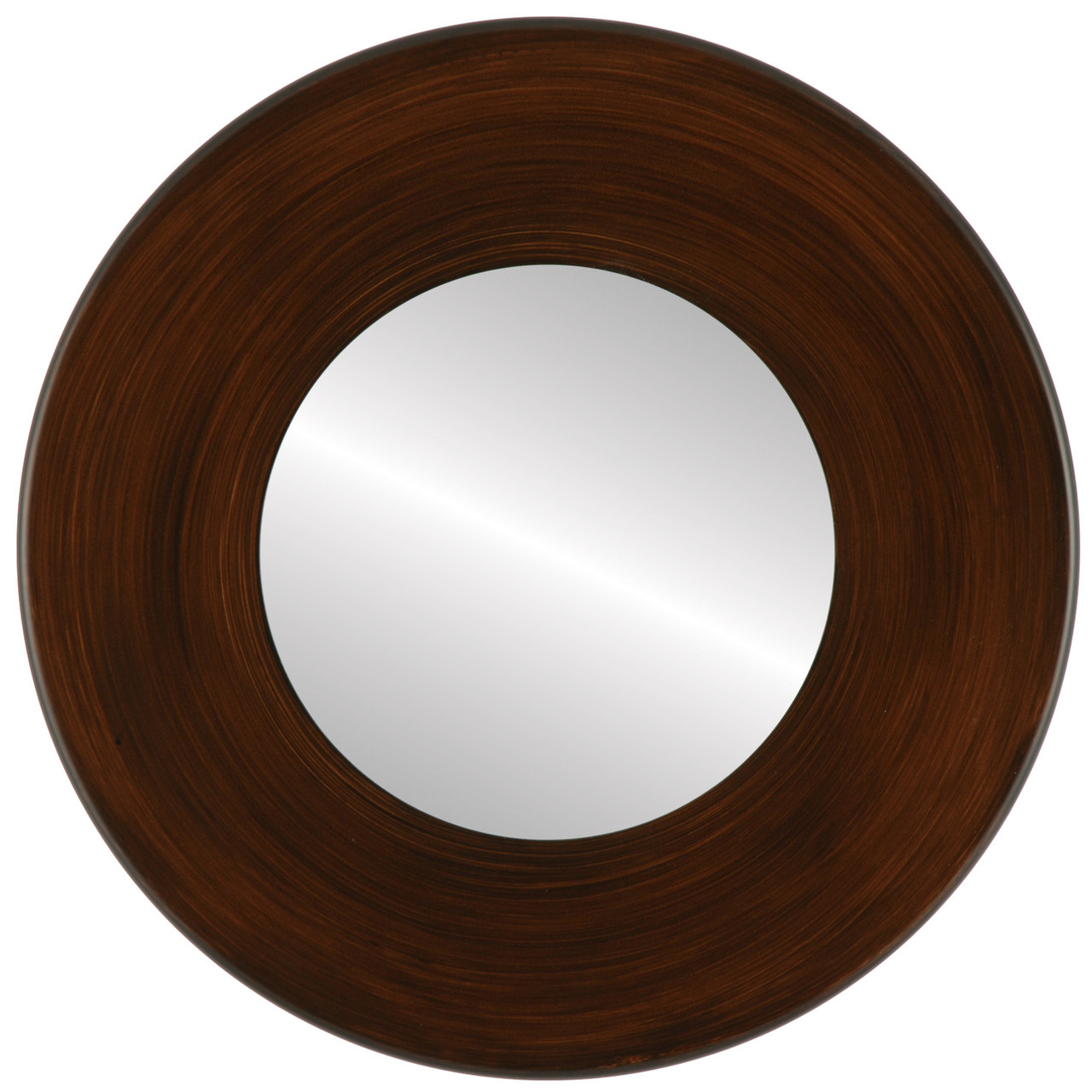 Contemporary Dark Brown Round Mirrors From 111 Free Shipping