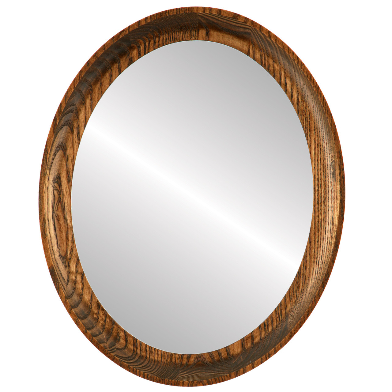 Modern Brown Oval Mirrors from $120 | Free Shipping