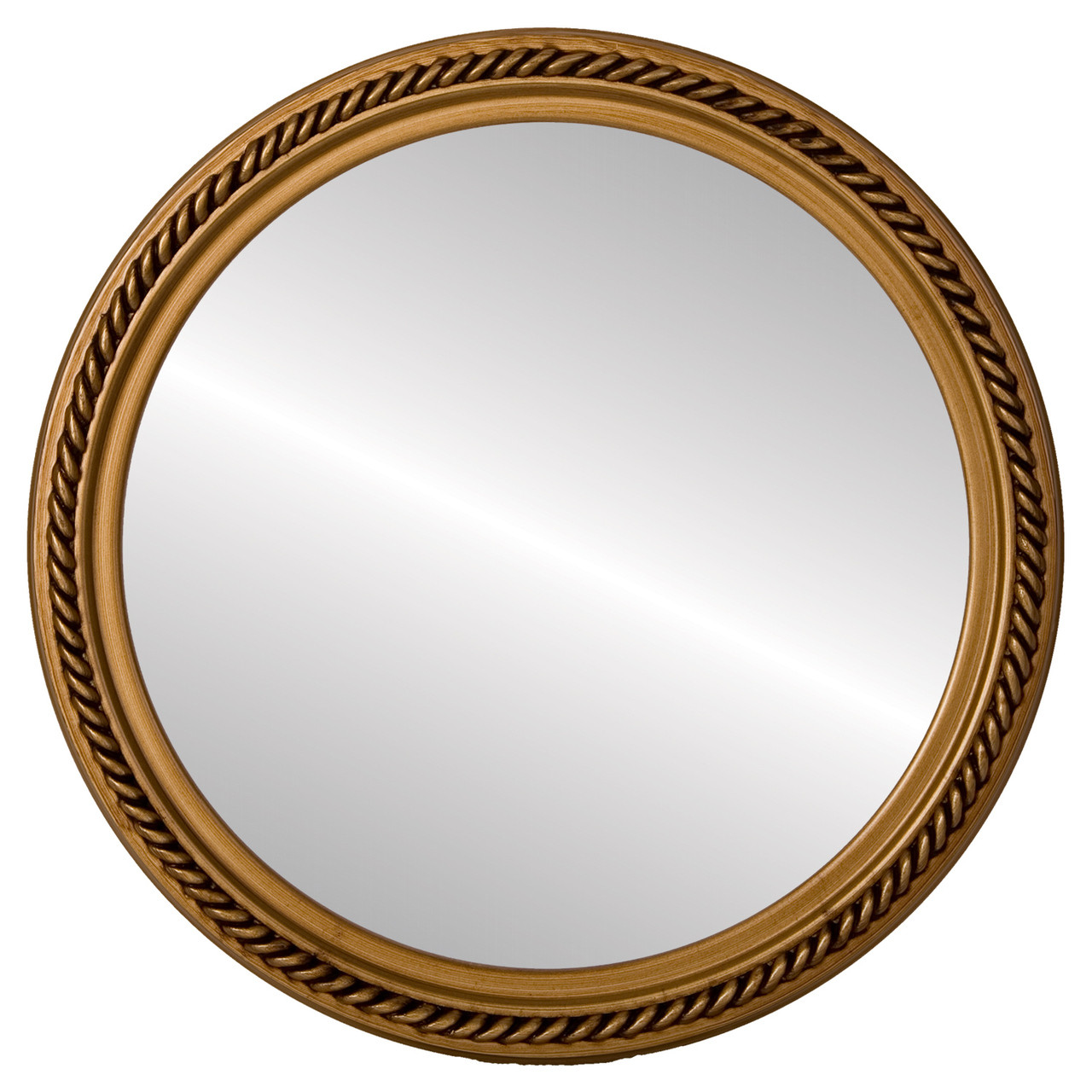 Antique Gold Round Mirrors from $136 Free Shipping