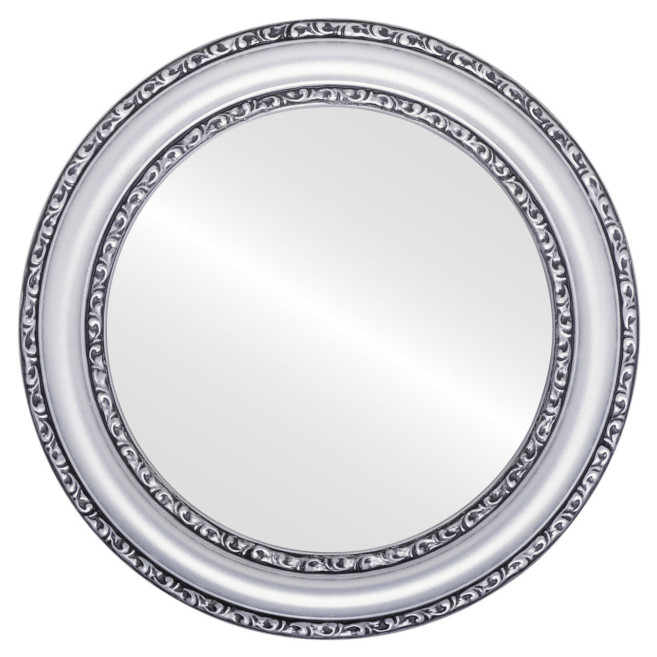 Antique Silver Round Mirrors from $136 | Free Shipping
