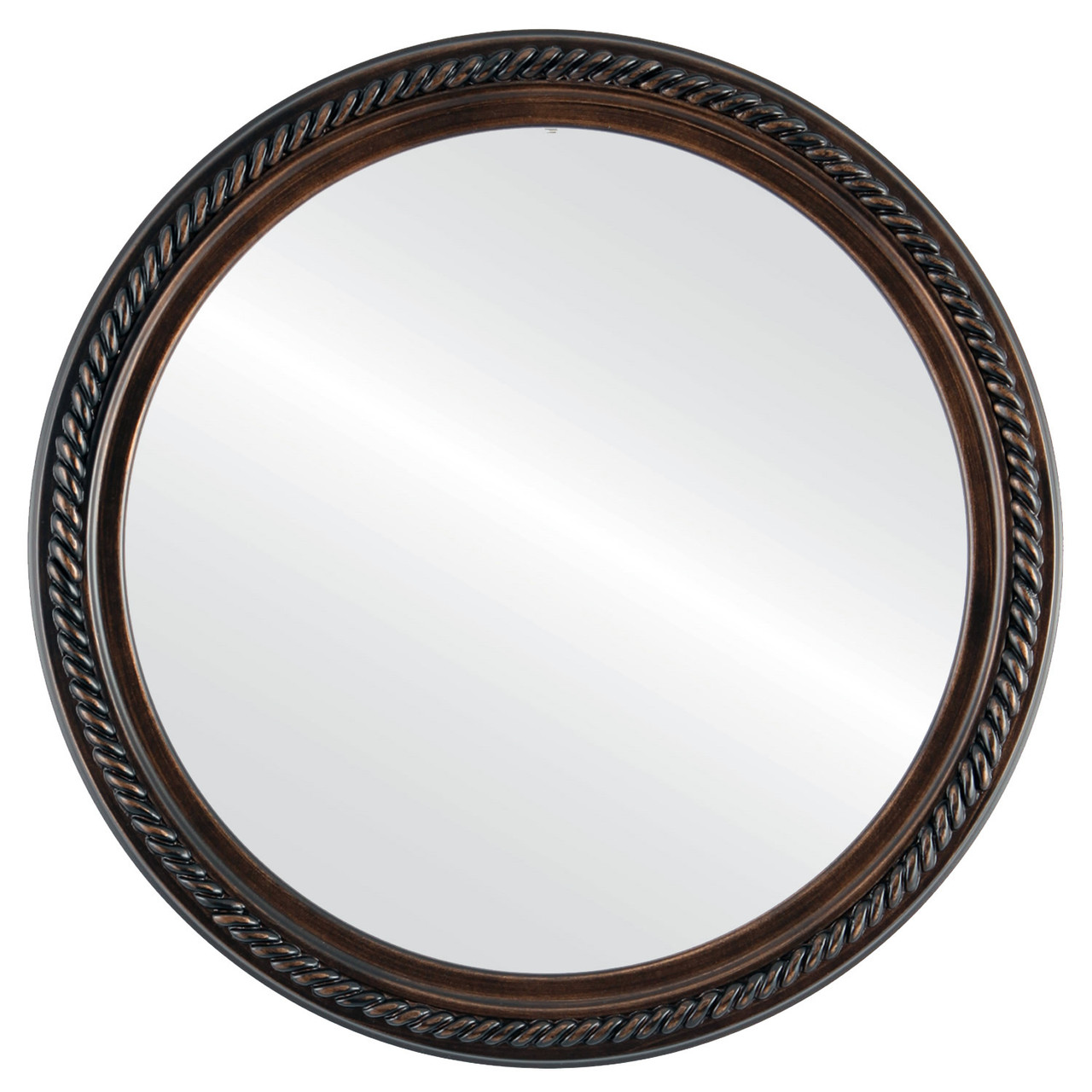 Rubbed Bronze Round Mirrors from $136 Free Shipping