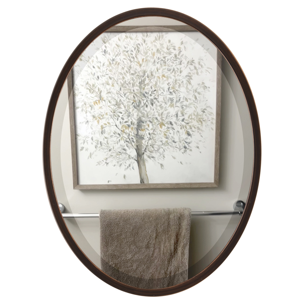 Bronze Oval Mirrors from $106 Free Shipping