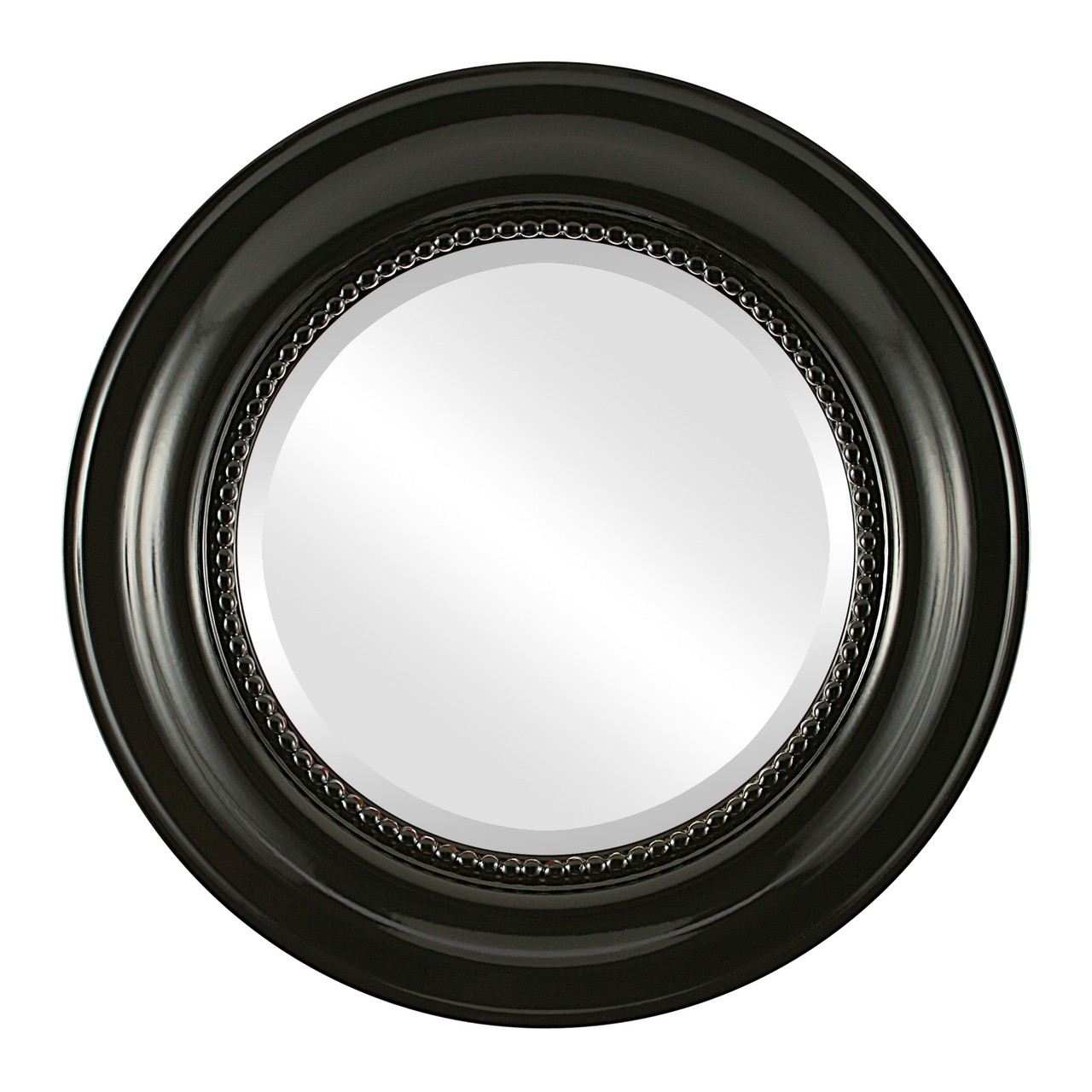 Black Mirrors, Round & Framed Black Mirrors