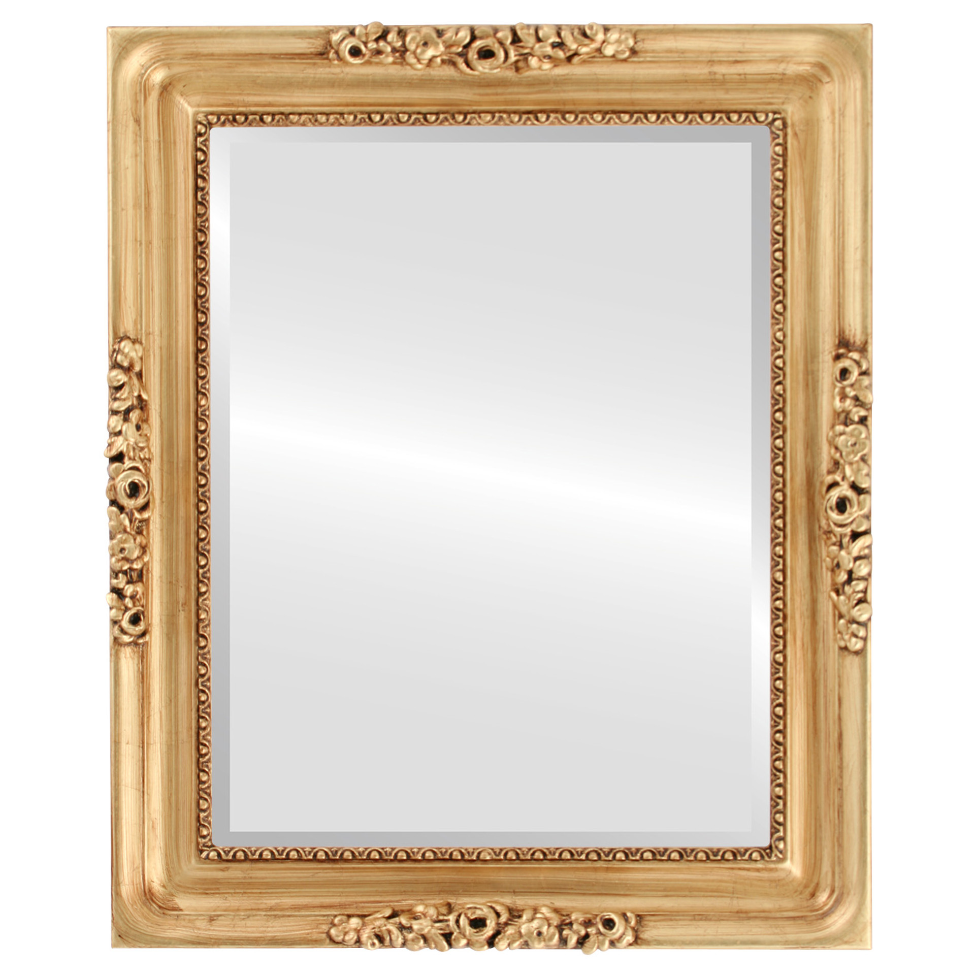 Venice Rectangle Framed Mirror Champagne GoldOVALCREST