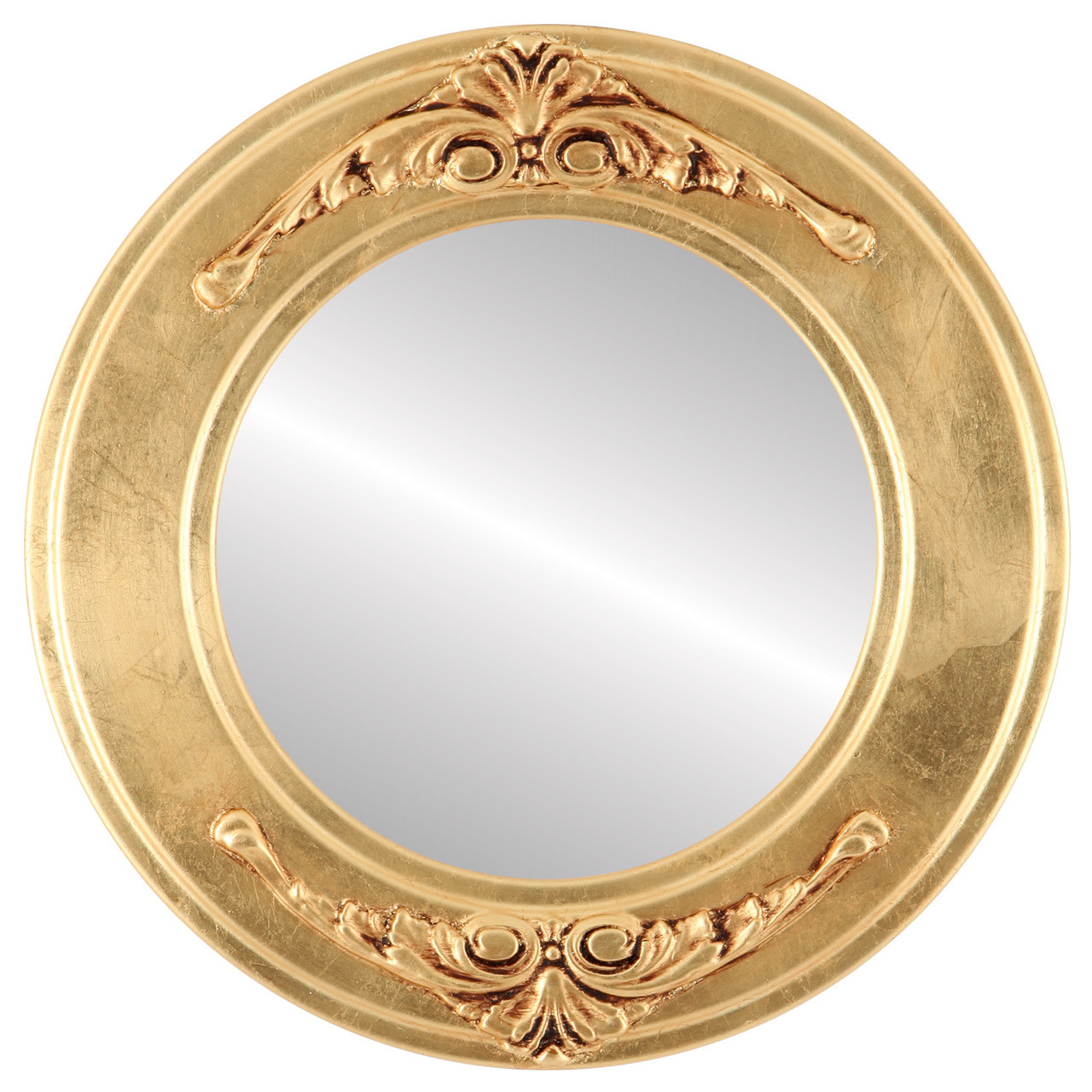 Vintage Gold Round Mirrors from $153 | Free Shipping