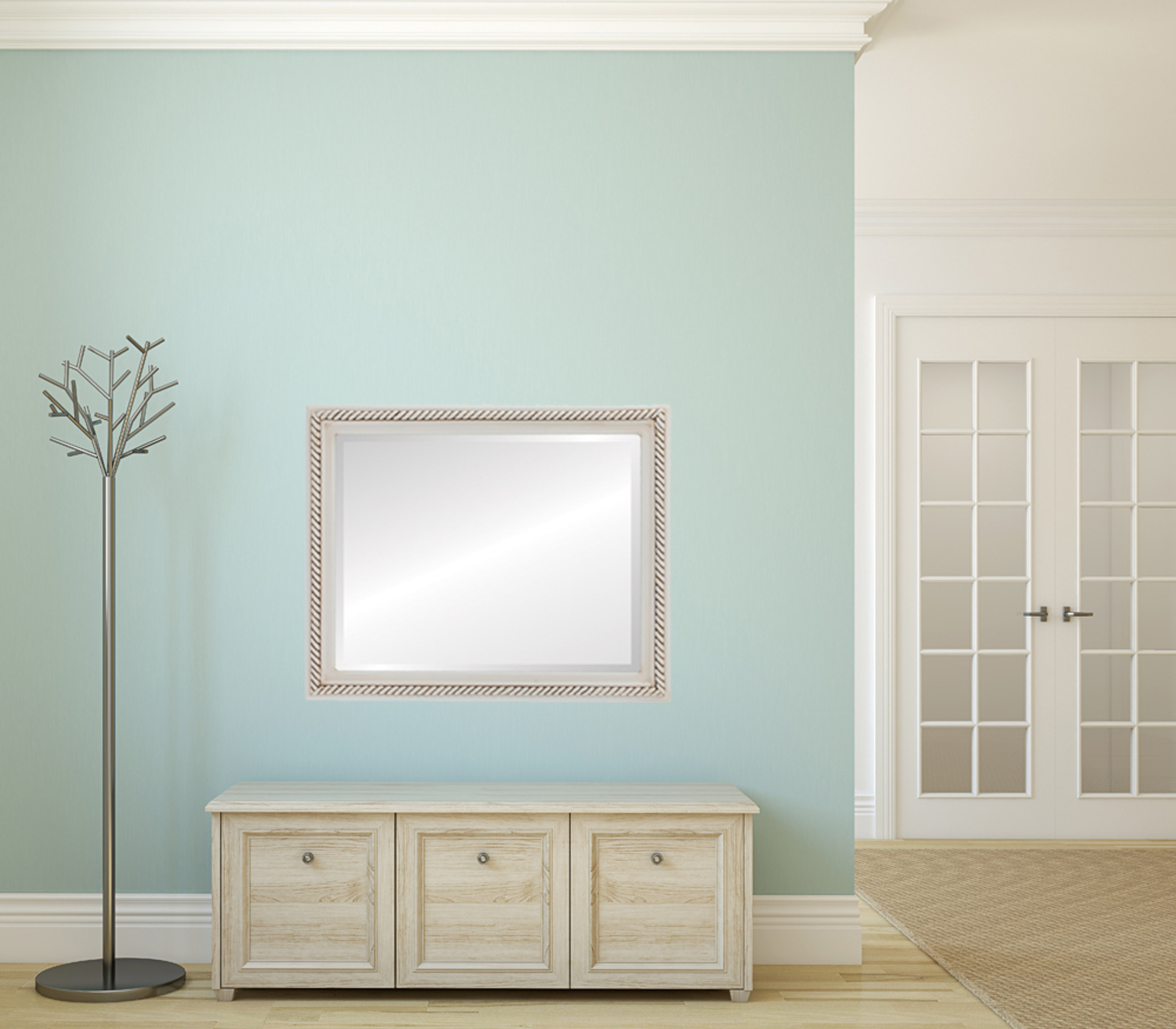Antique White Rectangle Mirrors from $136 | Free Shipping