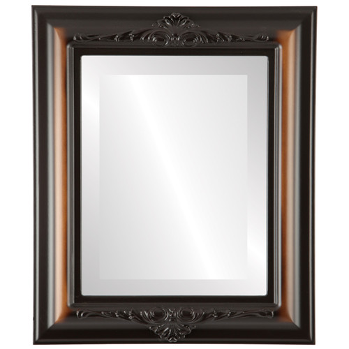 Beveled Mirror - Winchester Rectangle Frame - Walnut