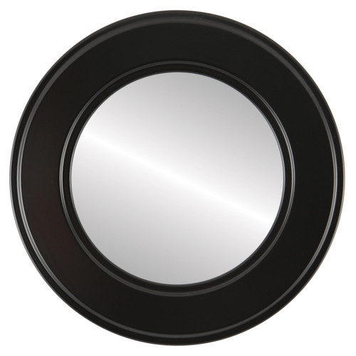 Flat Mirror - Montreal Circle Frame - Matte Black