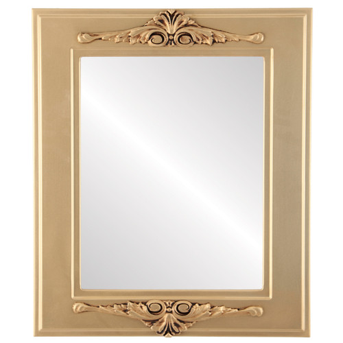 Flat Mirror - Ramino Rectangle Frame - Gold Spray Flat Mirror - Ramino Rectangle Frame - Gold Spray