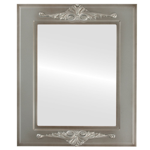 Flat Mirror - Ramino Rectangle Frame - Silver Shade Flat Mirror - Ramino Rectangle Frame - Silver Shade