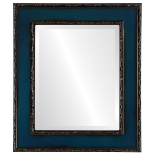 Beveled Mirror - Paris Rectangle Frame - Royal Blue