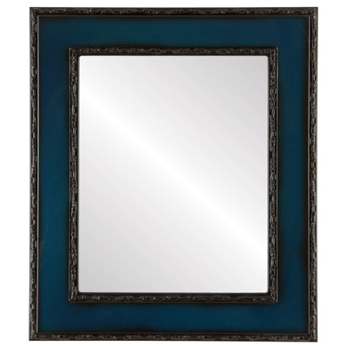 Flat Mirror - Paris Rectangle Frame - Royal Blue Flat Mirror - Paris Rectangle Frame - Royal Blue
