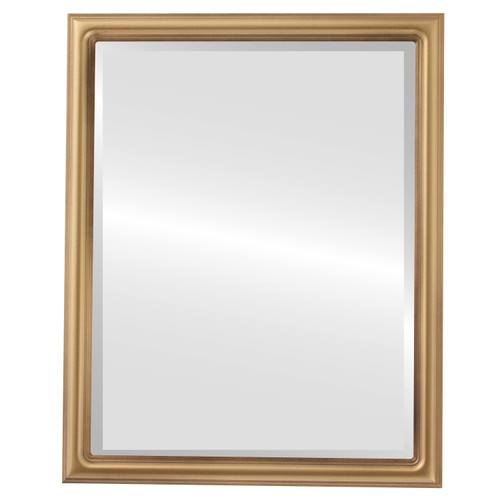 Beveled Mirror - Saratoga Rectangle Frame - Desert Gold