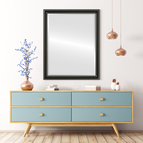 Lifestyle 2 - Saratoga Rectangle Frame - Gloss Black Lifestyle 2 - Saratoga Rectangle Frame - Gloss Black