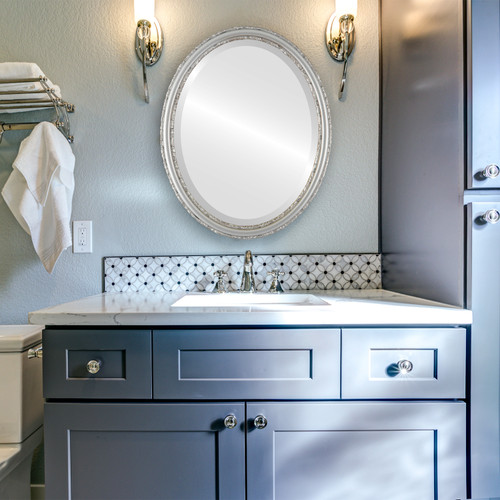 Lifestyle 2 - Virginia Oval Frame - Silver Shade Lifestyle 2 - Virginia Oval Frame - Silver Shade