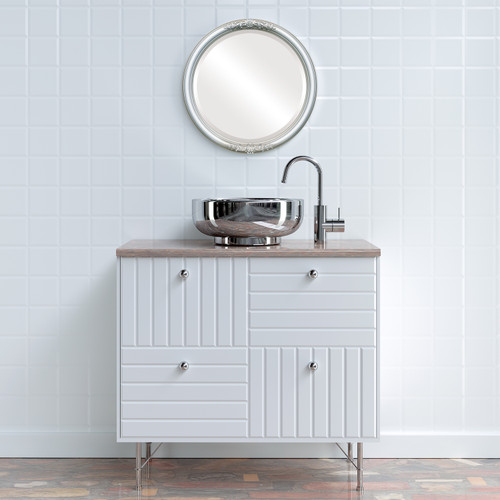 Lifestyle 2 - Contessa Round Frame - Silver Shade Lifestyle 2 - Contessa Round Frame - Silver Shade