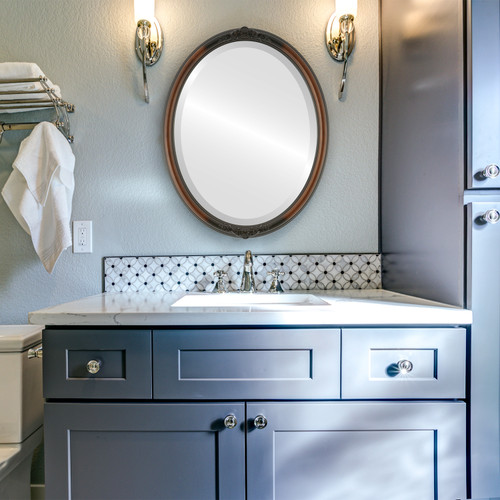 Lifestyle 2 - Contessa Oval Frame - Walnut Lifestyle 2 - Contessa Oval Frame - Walnut