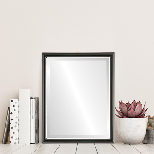 Lifestyle - Hamilton Rectangle Frame - Hunter Green with Silver Lip Lifestyle - Hamilton Rectangle Frame - Hunter Green with Silver Lip