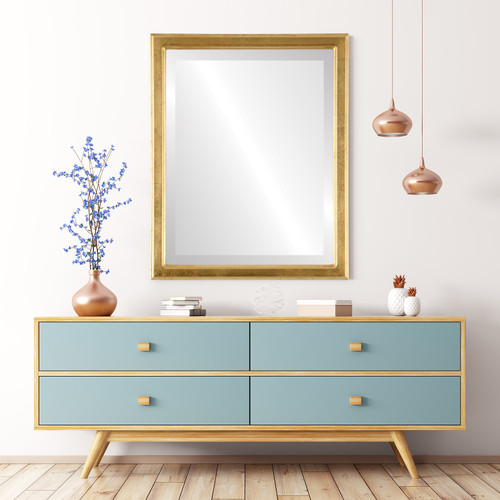 Lifestyle 2 - Toronto Rectangle Frame - Gold Leaf Lifestyle 2 - Toronto Rectangle Frame - Gold Leaf