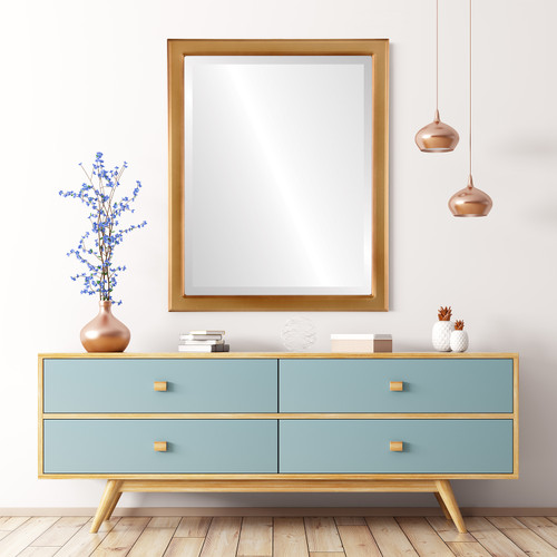 Lifestyle 2 - Toronto Rectangle Frame - Gold Spray Lifestyle 2 - Toronto Rectangle Frame - Gold Spray