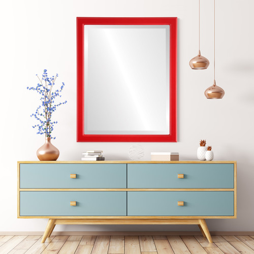Lifestyle 2 - Toronto Rectangle Frame - Holiday Red Lifestyle 2 - Toronto Rectangle Frame - Holiday Red