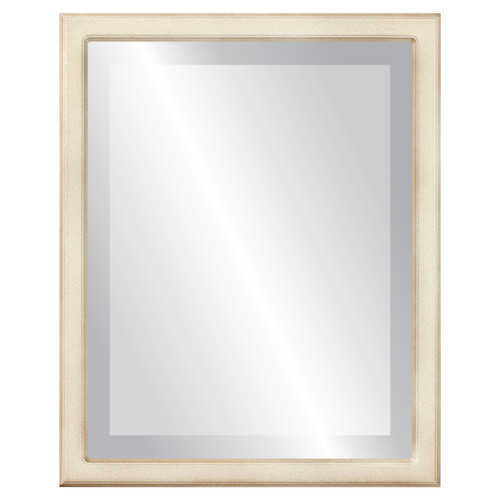 Beveled Mirror - Toronto Rectangle Frame - Taupe