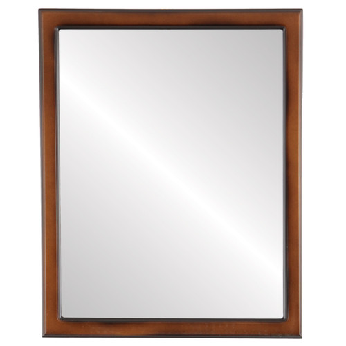 Flat Mirror - Toronto Rectangle Frame - Walnut