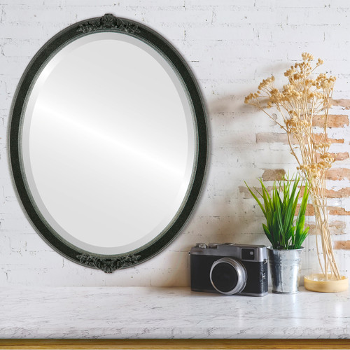 Lifestyle - Athena Oval Frame - Black Silver