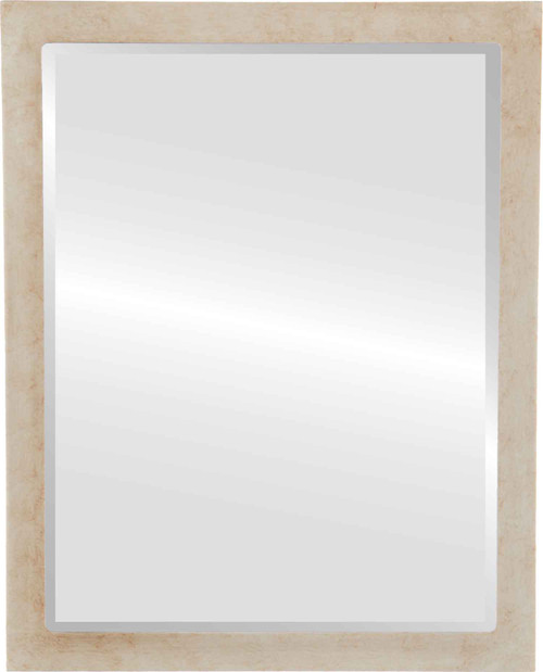 Beveled Mirror - Manhattan Rectangle Frame - Burnished Silver