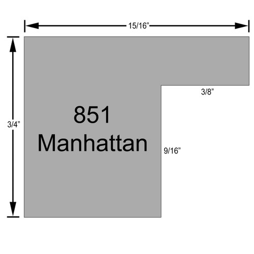 Manhattan Rectangle - Profile Drawing Manhattan Rectangle - Profile Drawing