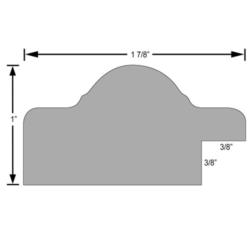 Philadelphia Oval - Profile Drawing