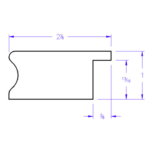Cafe Oval - Profile Drawing