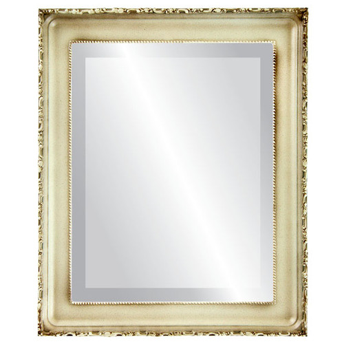 Beveled Mirror - Kensington Rectangle Frame - Taupe