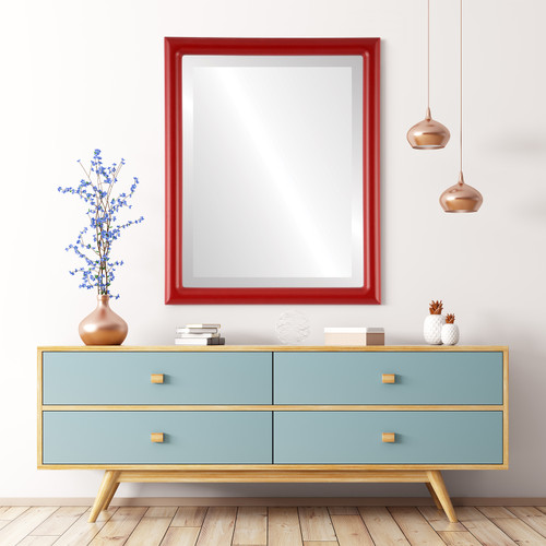 Lifestyle 2 - Pasadena Rectangle Frame - Holiday Red Lifestyle 2 - Pasadena Rectangle Frame - Holiday Red