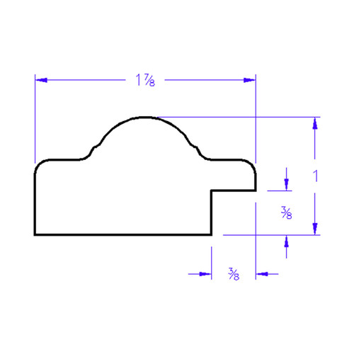 Philadelphia Rectangle - Profile Drawing