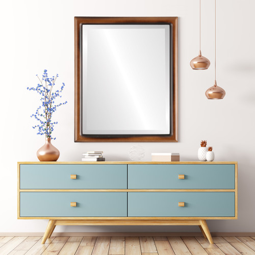 Lifestyle 2 - Pasadena Rectangle Frame - Walnut Lifestyle 2 - Pasadena Rectangle Frame - Walnut