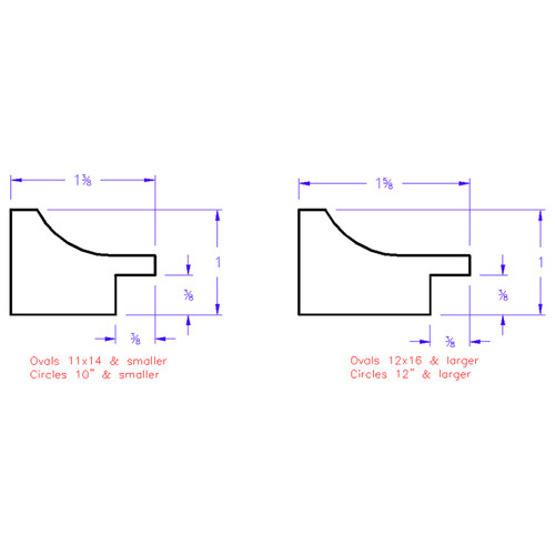 Vancouver Round - Profile Drawing Vancouver Round - Profile Drawing