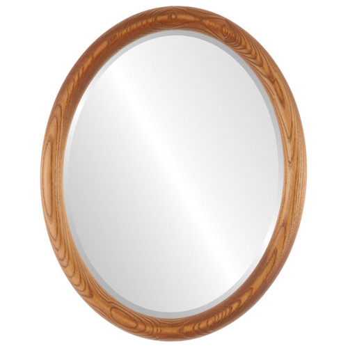 Beveled Mirror - Sydney Oval Frame - Carmel